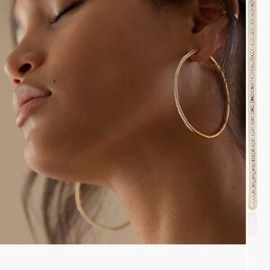 MONICA VINADER Riva Cocktail Diamond Hoop Earrings